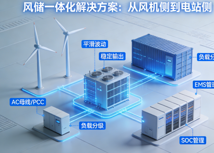 風儲一體化解決方案：從風機側(cè)到電站側(cè)，一條鏈打通